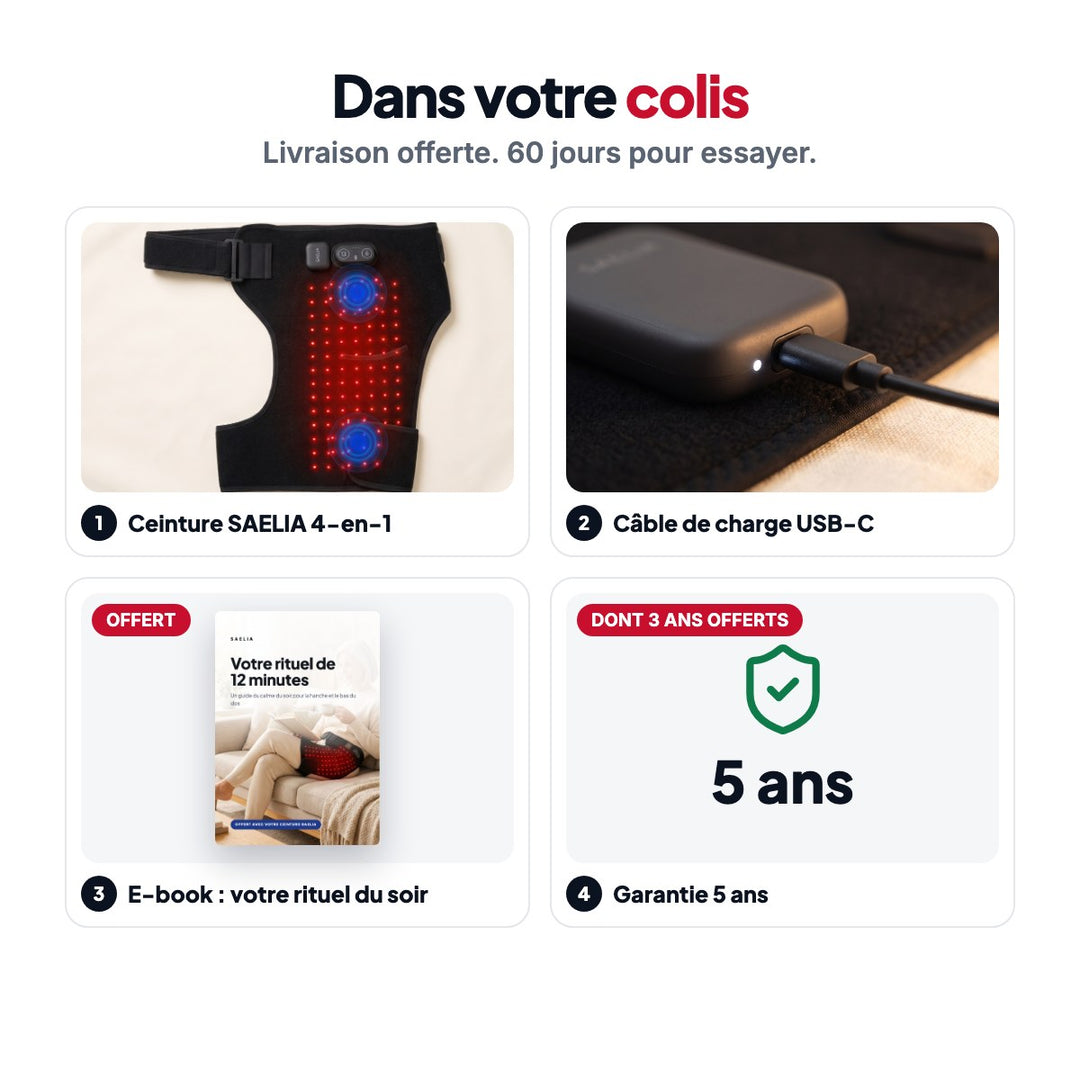 Contenu du colis SAELIA